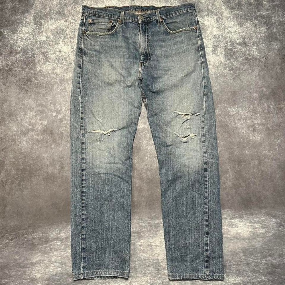 Levi's 505 Jeans Men's 38 x 32 Straight Leg Distressed